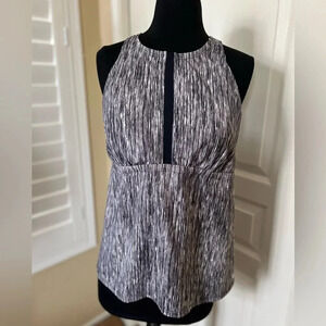 Nike Black and White Swim Coverup with Empire Waist